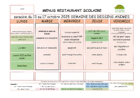 13 au 17 octobre – semaine du dessin animé 13 au 17 octobre – semaine du dessin animé